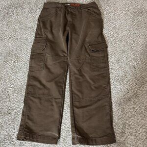 Dickies Flex Tough Max Pants Mens 32x30 Brown Relaxed Fit Work Cargo Utility